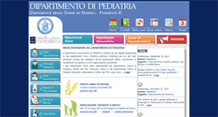 Desktop Screenshot of pediatria.unina.it