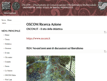 Tablet Screenshot of oscom.unina.it