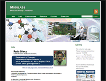 Tablet Screenshot of modilabs.unina.it