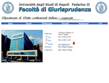 Tablet Screenshot of dirittocostituzionale.unina.it