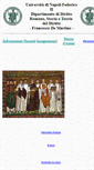 Mobile Screenshot of dptromano.unina.it