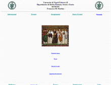 Tablet Screenshot of dptromano.unina.it