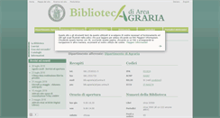 Desktop Screenshot of biblioteca.agraria.unina.it