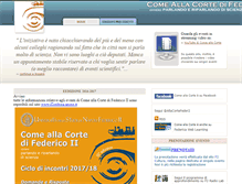 Tablet Screenshot of comeallacorte.unina.it