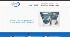 Desktop Screenshot of cirpeb.unina.it
