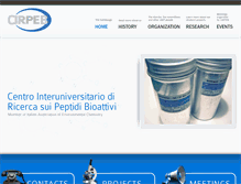 Tablet Screenshot of cirpeb.unina.it