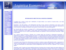 Tablet Screenshot of logisticaeconomica.unina.it