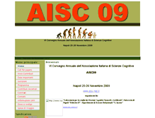 Tablet Screenshot of aisc09.unina.it