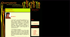Desktop Screenshot of osservatoriosulladifferenza.unina.it