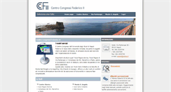 Desktop Screenshot of centrocongressi.unina.it