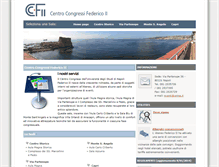 Tablet Screenshot of centrocongressi.unina.it