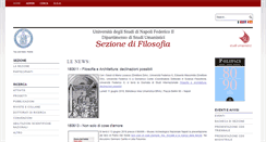 Desktop Screenshot of filosofia.unina.it