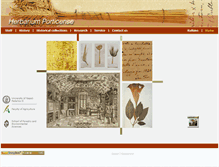Tablet Screenshot of herbariumporticense.unina.it