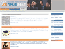 Tablet Screenshot of joblaureati.unina.it