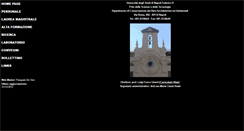 Desktop Screenshot of conservazione.unina.it