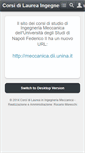 Mobile Screenshot of ingegneriameccanica.unina.it